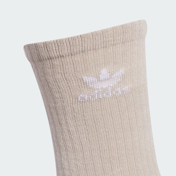 Adidas Trefoil Crew Socks 6 Pairs - Picture 4 of 9